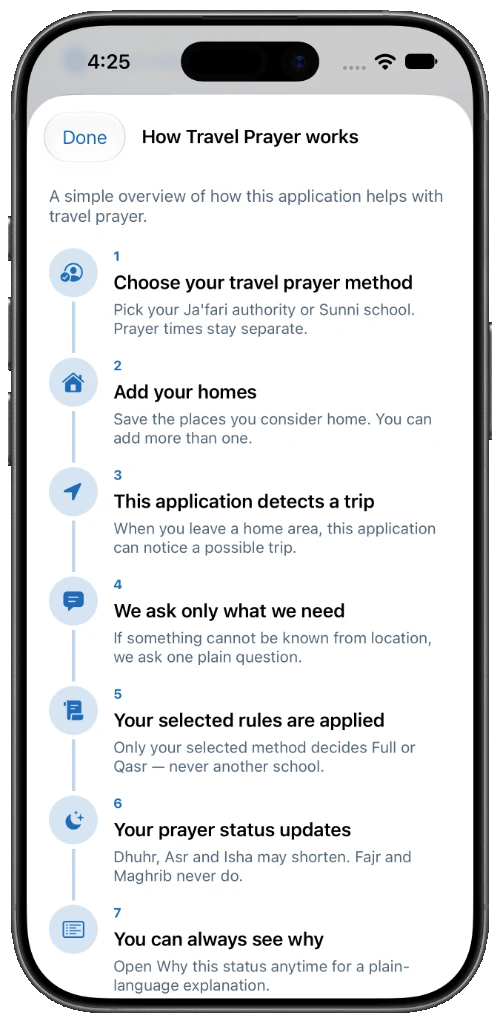 AzangooPlus screenshot — Travel Prayer 3