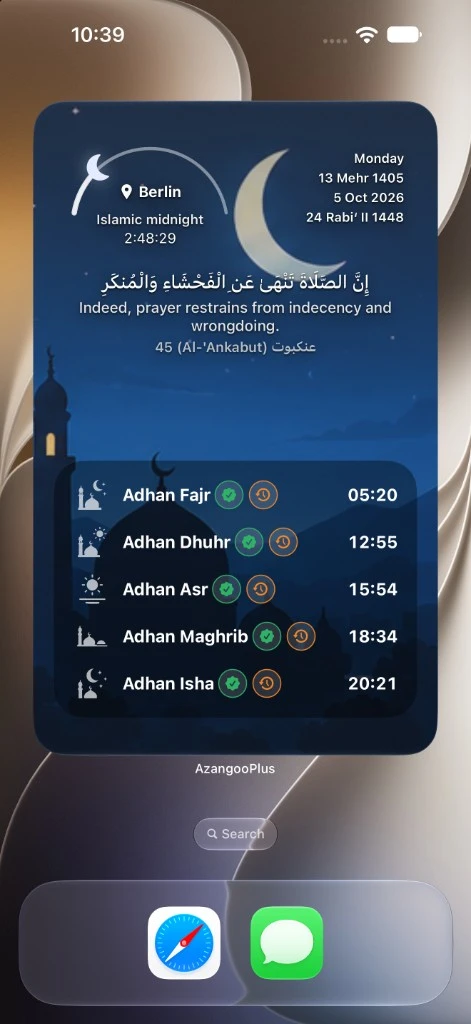 AzangooPlus screenshot — extra large (iOS >= 27.0)